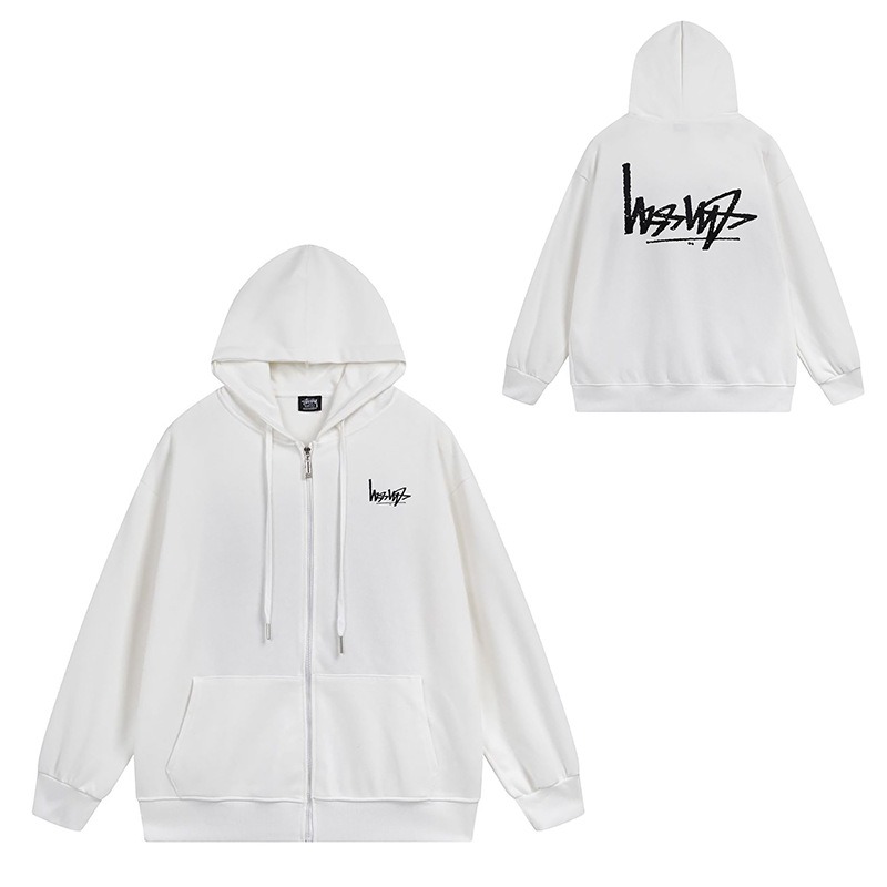 ステューシー] FLIPPED ZIP HOODIE パーカー ジップアップ プルパーカー フーディ