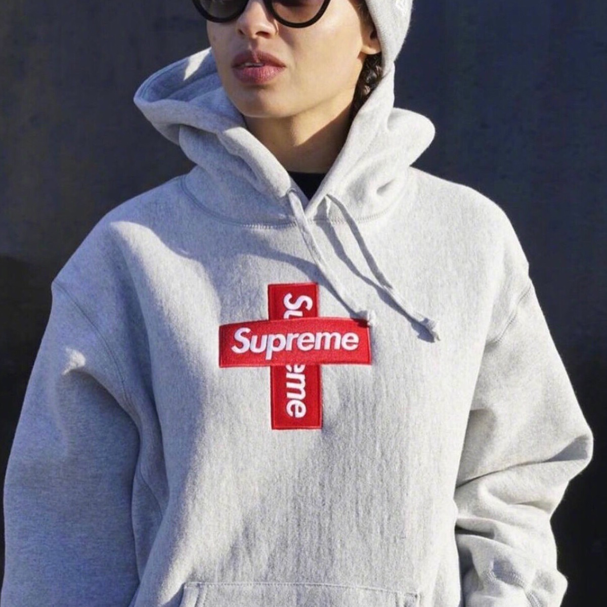 シュプリーム 20FW Cross Box Logo Hooded パーカー クロスボックスロゴ スウェット